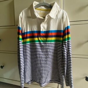 Boys Boden long sleeve polo shirt